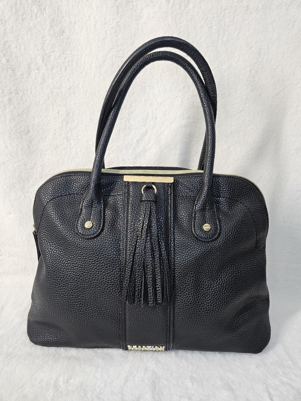 Kenneth Cole Reaction Faux Pebbled Leather Satchel Bag